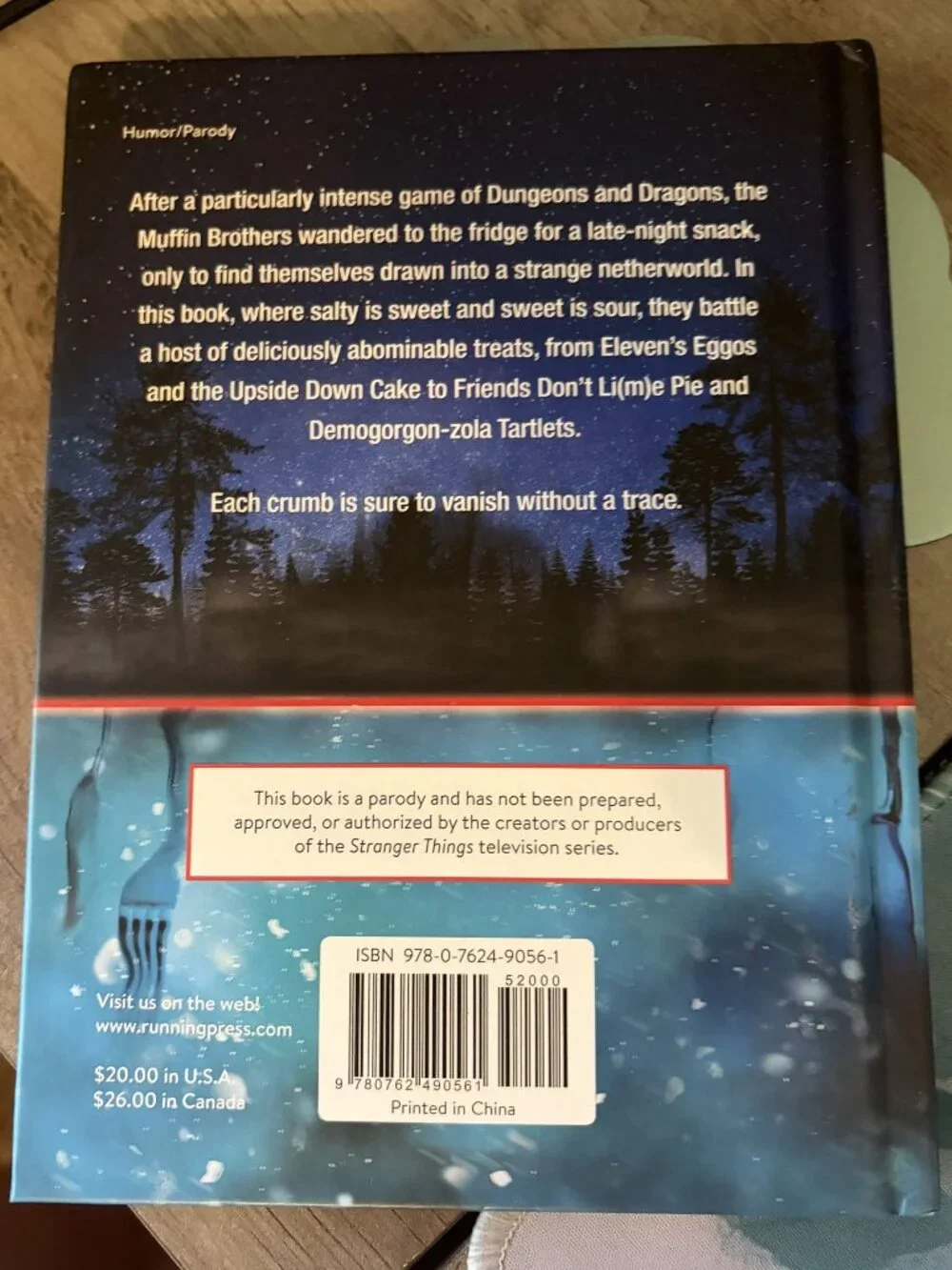 Stranger Fillings Stranger Things Parody Cookbook Hardcover